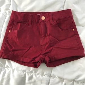 High waisted shorts